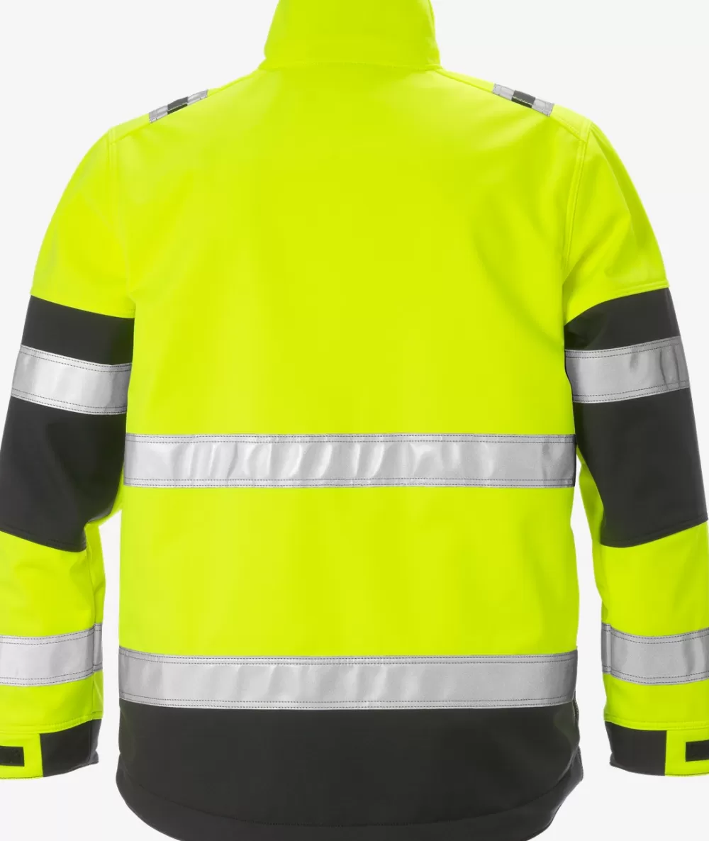 Fristads Varsel Softshell-jacka 4083 WYH, Klass 2