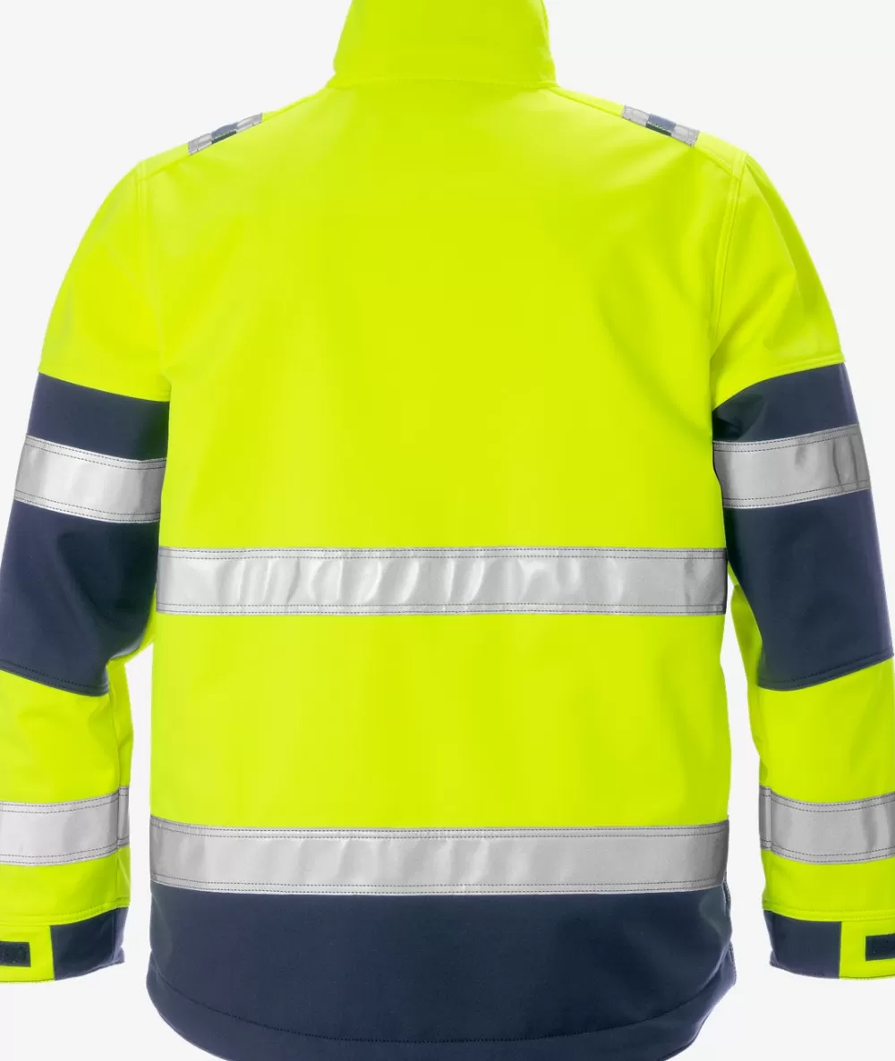 Fristads Varsel Softshell-jacka 4083 WYH, Klass 2